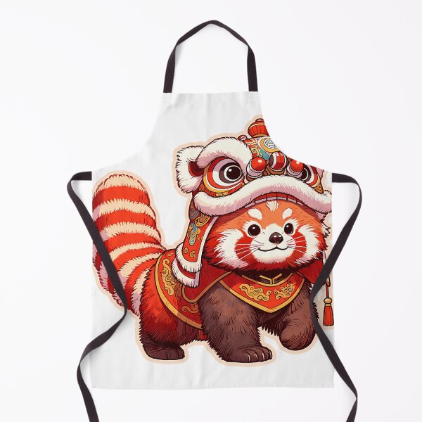 Item preview, Lion Dance Red Panda Lion Dancer Cny 2025 designed and sold by BrantNienow.