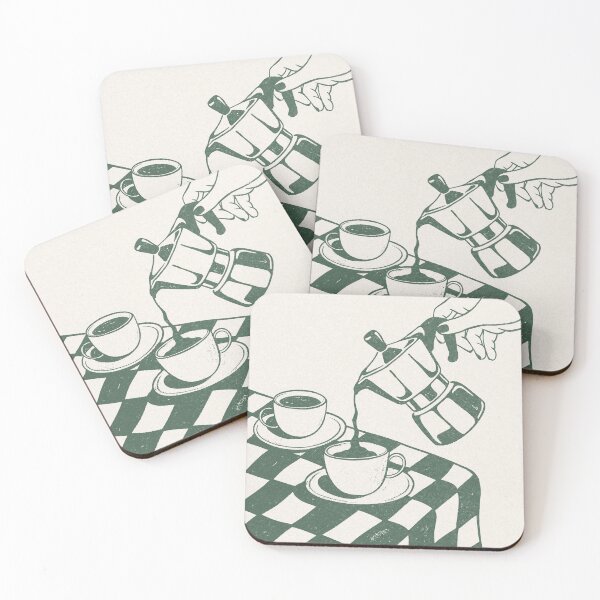 Item preview, Retro Coffee Pot Pouring designed and sold by MurellosArt.