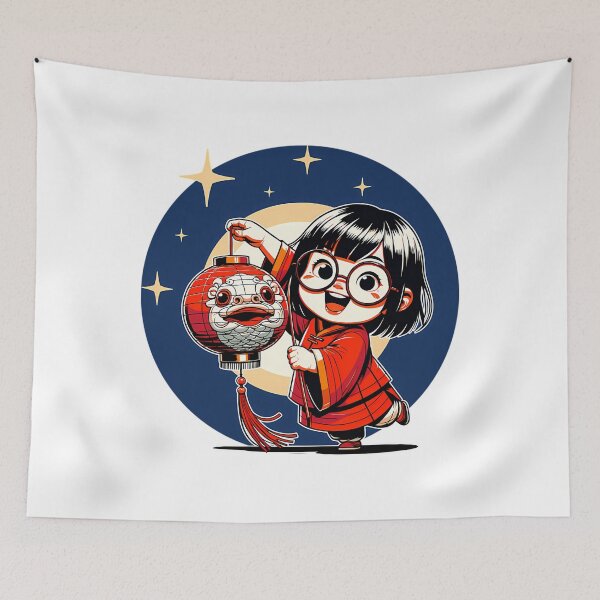 Item preview, Chinese New Year Of Dragon 2024 Lantern Festival designed and sold by BrantNienow.