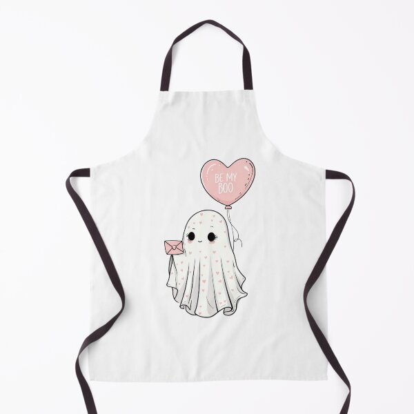 Item preview, Cute Whimsical Ghost with Heart Balloon Illustration designed and sold by RuweisVibes.