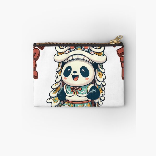 Item preview, Kawaii Panda Lion Dance For Chinese New Year designed and sold by BrantNienow.