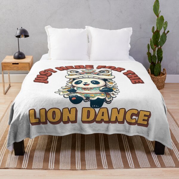 Item preview, Kawaii Panda Lion Dance For Chinese New Year designed and sold by BrantNienow.