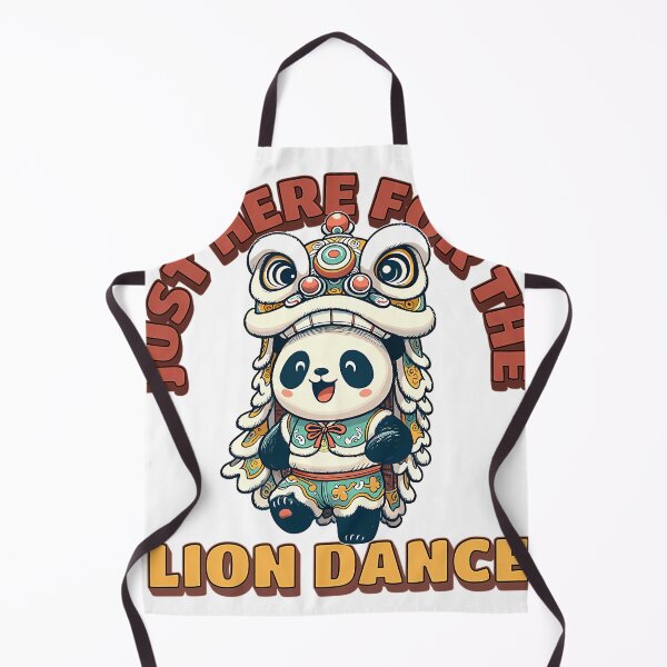 Item preview, Kawaii Panda Lion Dance For Chinese New Year designed and sold by BrantNienow.