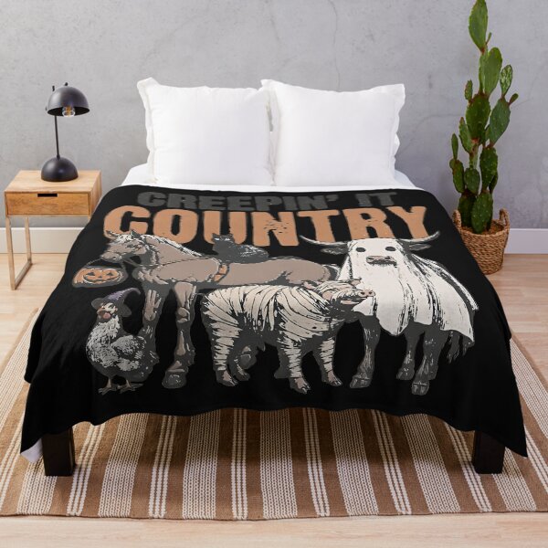 Item preview, Creepin’ It Country Shirt – Funny Farm Animal Halloween Tee designed and sold by SylviaHerrera.