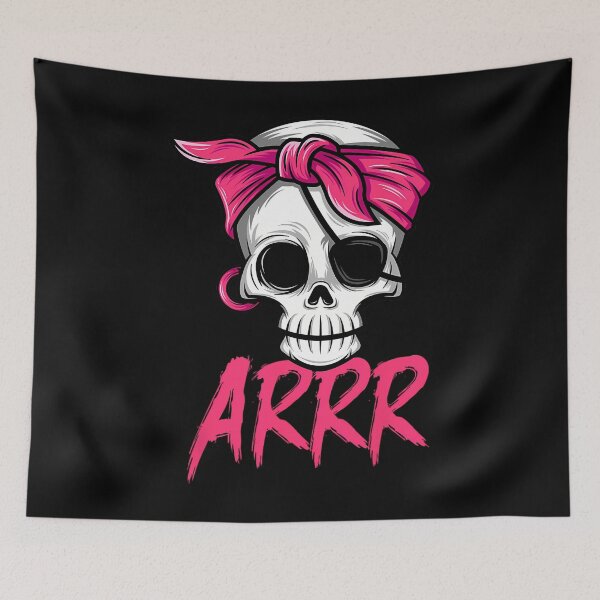 Item preview, Pirate Dead With Eye Patch Pink Bandana Halloween Costume 		 designed and sold by cfobpwsm79.