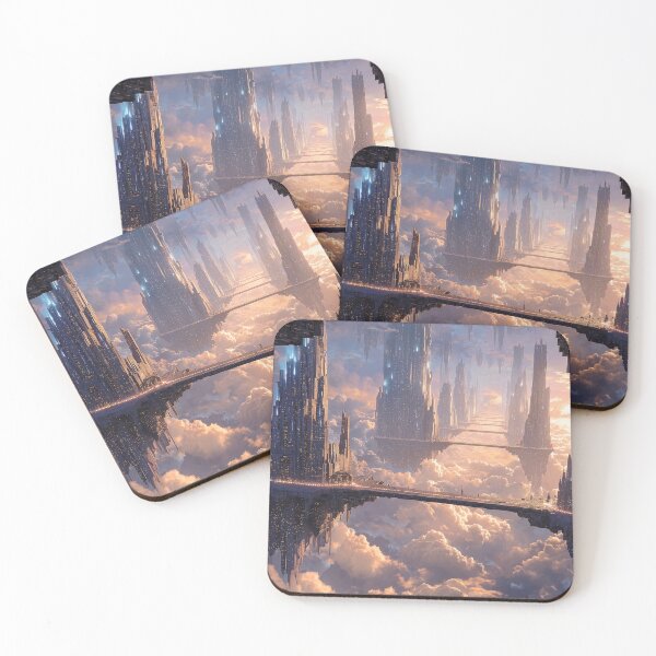 Item preview, Floating Metropolis in the Clouds designed and sold by Jirka Svetlik, Studio Illuvision.