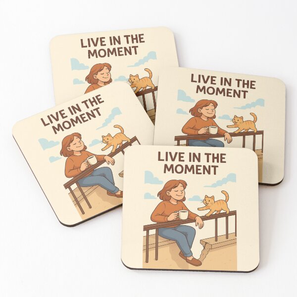 Item preview, Café en el Borde – Live in the Moment designed and sold by DesignShopAD.
