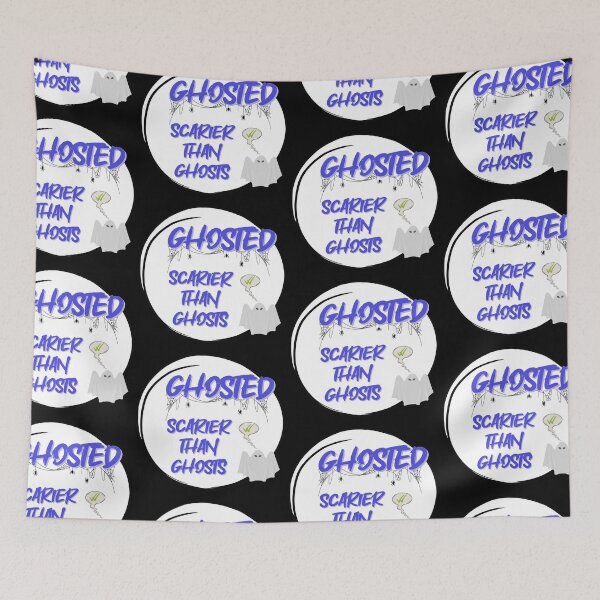 Item preview, Ghosted Scarier Than Ghosts | Funny Halloween designed and sold by LenaBlueDesigns.