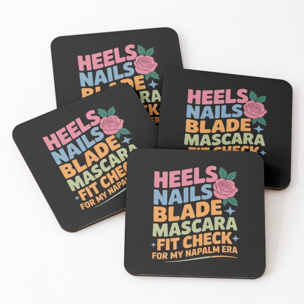 Item preview, Napalm Era Fit Check Heels Nails Blade Mascara Makeup designed and sold by itsnothatweird.
