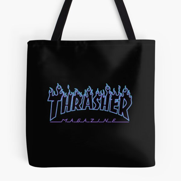 Item preview, The Black Flamed ThrasMag with Purple and Blue Outlines designed and sold by aricellaeskrid.
