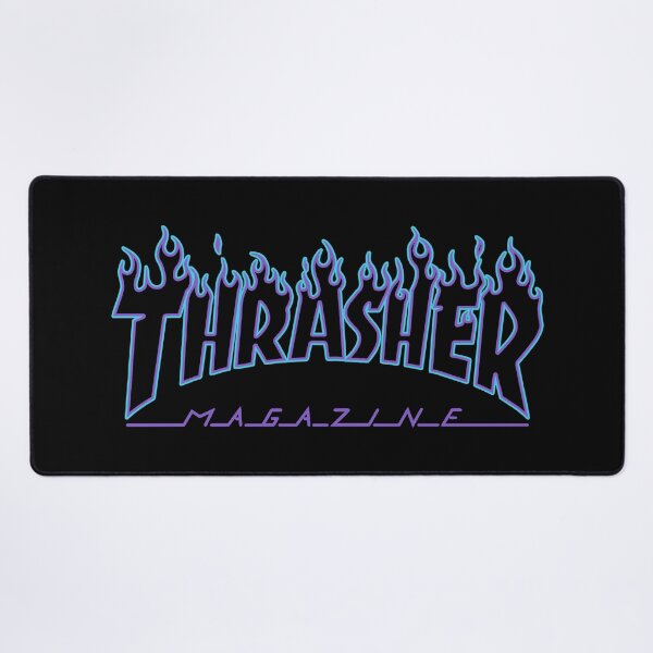 Item preview, The Black Flamed ThrasMag with Purple and Blue Outlines designed and sold by aricellaeskrid.