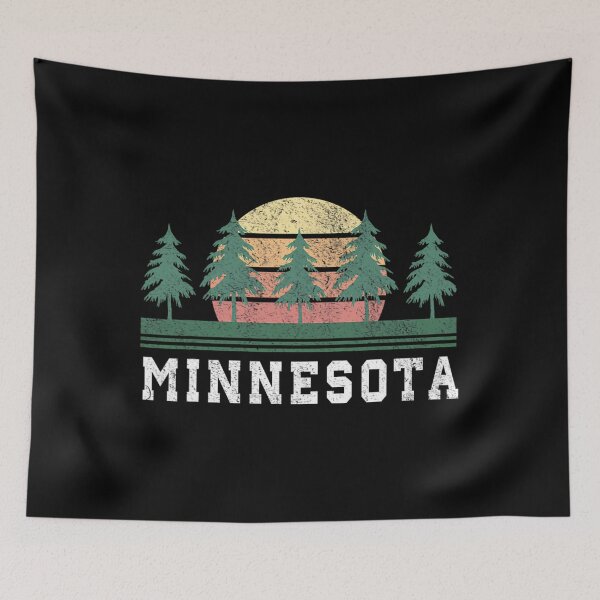 Aperçu de l'œuvre Minnesota MN Rétro Vintage Enfants créée et vendue par ariaexavt13.