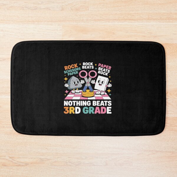 Item preview, Nothing Beats 3rd Grade Rock Paper Scissors Back to School designed and sold by itsnothatweird.