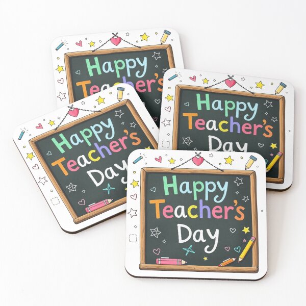 Item preview, Happy Teacher's Day Blackboard Chalk Art designed and sold by Iuqiune.