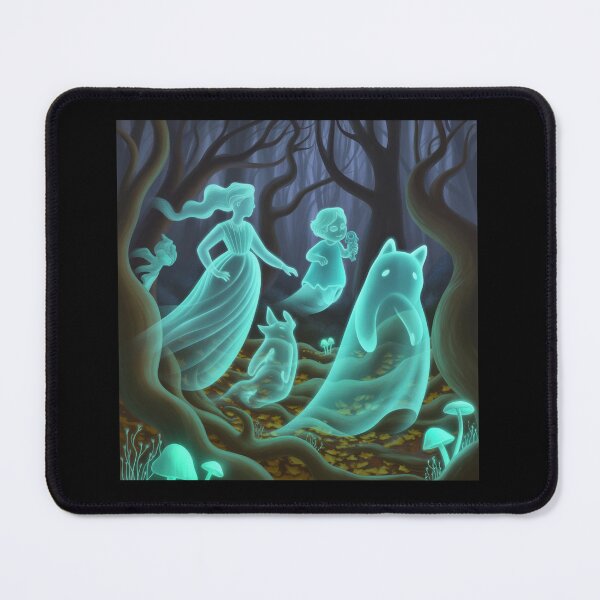 Artikelvorschau, HALLOWEEN T-SHIRT GEISTER T-SHIRT WALDGEIST entworfen und verkauft von Monrue66 .