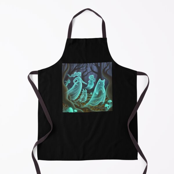 Artikelvorschau, HALLOWEEN T-SHIRT GEISTER T-SHIRT WALDGEIST entworfen und verkauft von Monrue66 .