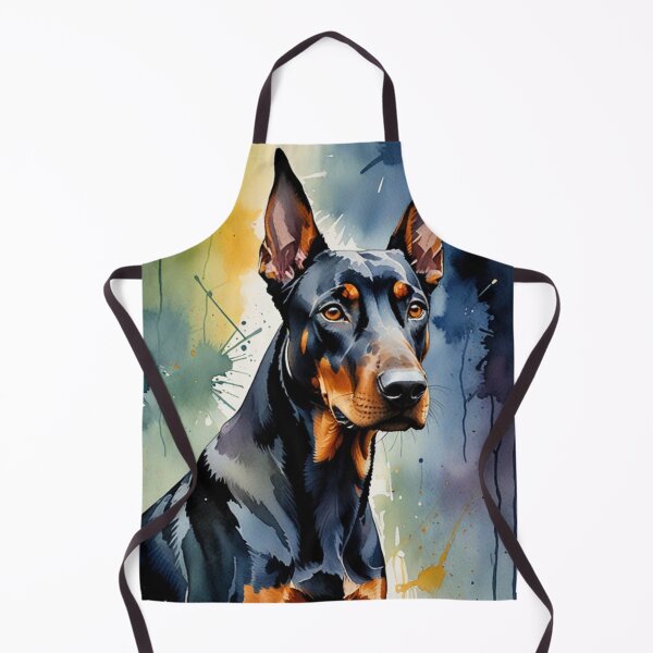 Item preview, Doberman Portrait with Warm Background designed and sold by Wags & Tails.