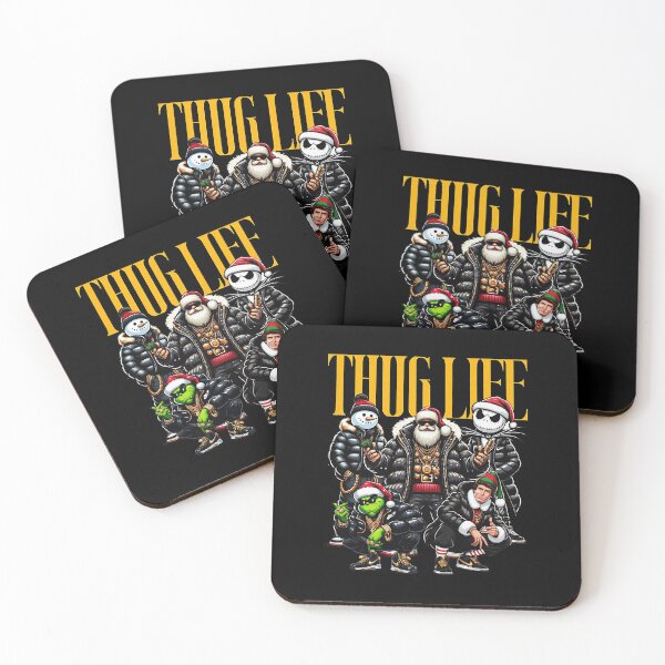 Item preview, Cartoon Christmas Thug Life, Movie Character, Thug Life Xmas, Thug Life Merry Christmas, Vintage Movie Thug Life  designed and sold by Jasonvoorhees21.