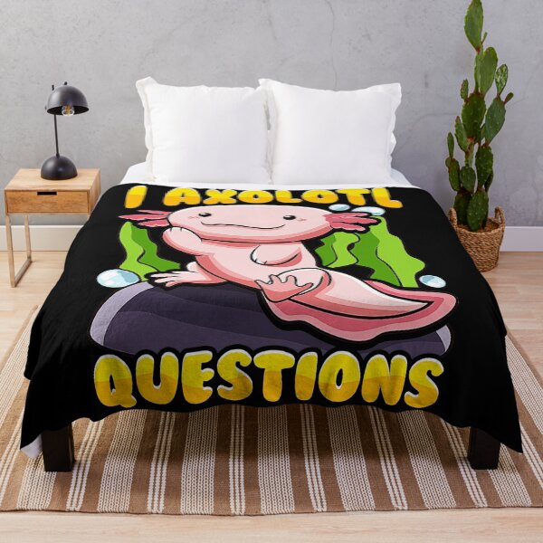 Item preview, Cute & Funny I Axolotl Questions Pun Walking Fish designed and sold by DevinBooker18x.