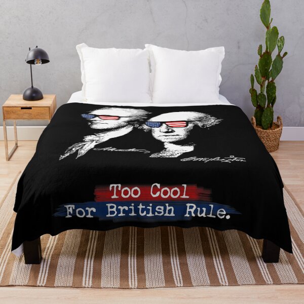 Item preview, Too cool for british rule. Hamilton Washington Funny 		 designed and sold by qczhezekye20.
