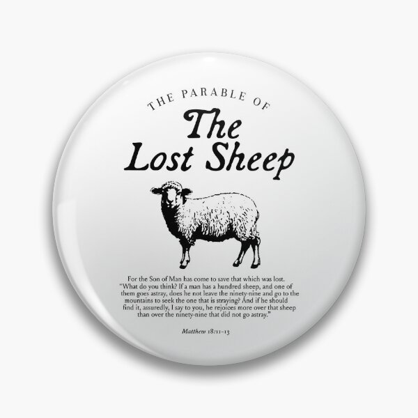 Item preview, Parable of the Lost Sheep Bible Verse designed and sold by JeffGrinble.