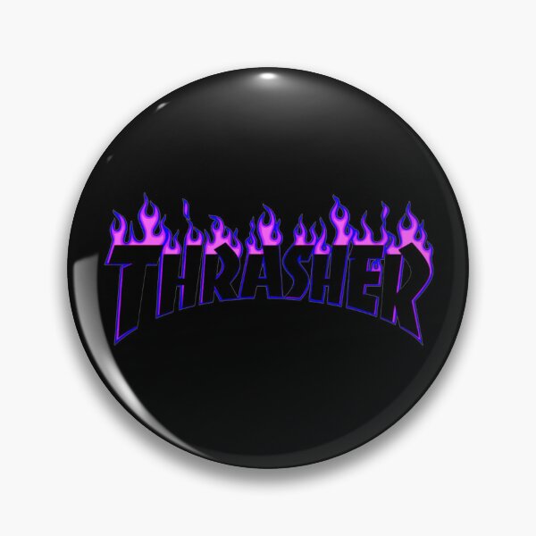 Item preview, Black ThrasGazine with Purple Flames designed and sold by aricellaeskrid.