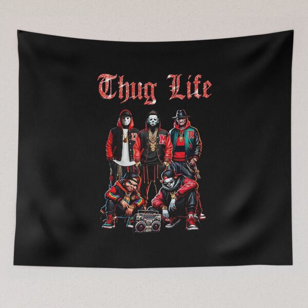 Item preview, Thug Life Horror Movie  designed and sold by Jasonvoorhees21.