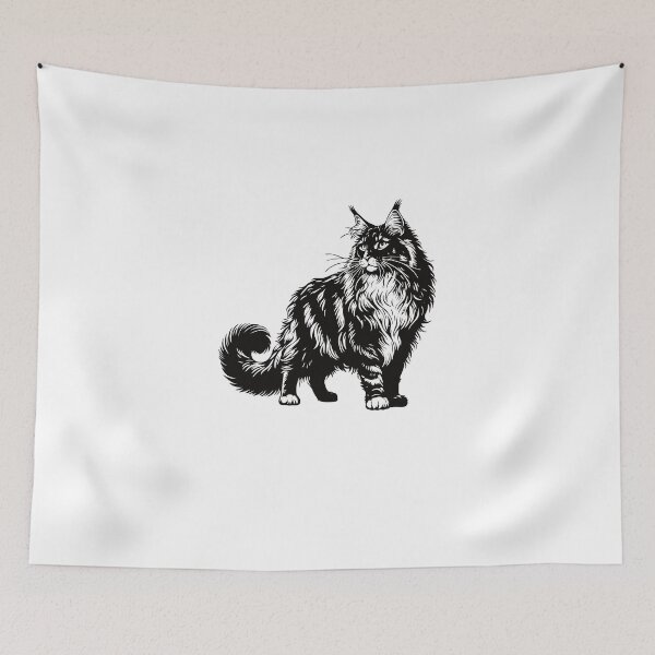 Item preview, Maine Coon Design – Majestic and Imposing designed and sold by RetroMaritalArt.