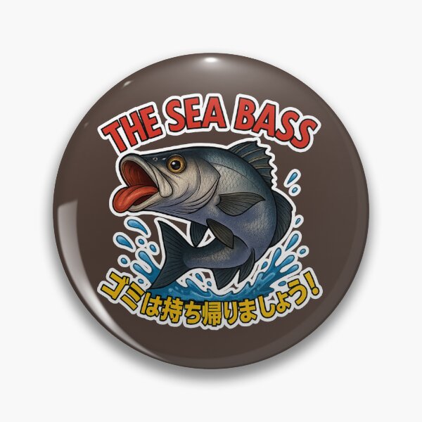 Item preview, The Sea Bass – Keep Our Waters Clean designed and sold by BlueFlowLab.