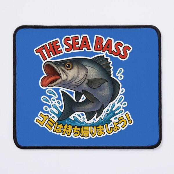 Item preview, The Sea Bass – Keep Our Waters Clean designed and sold by BlueFlowLab.