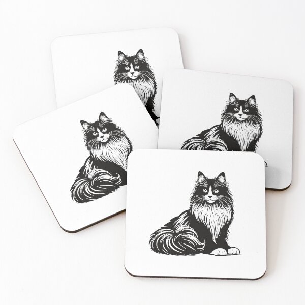 Item preview, Norwegian Forest Cat – Wild and beautiful designed and sold by RetroMaritalArt.