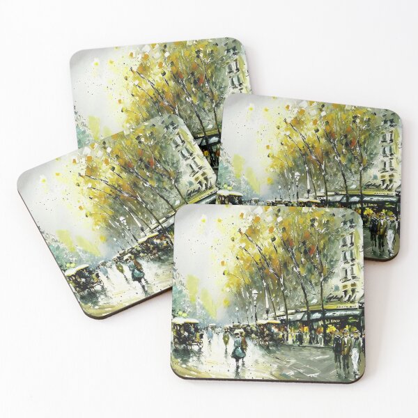 Item preview, Boulevard des Capucines in Paris, a Belle Époque Streetscape (2) designed and sold by artdesignsnow.