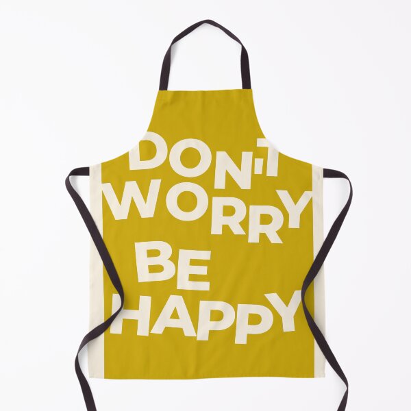 Item preview, do not worry be happy, cool text art designed and sold by MurellosArt.