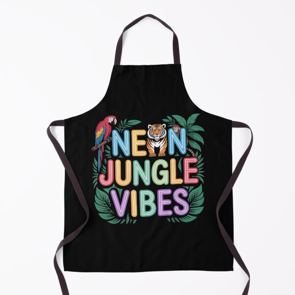 Item preview, Neon Jungle Vibes T-Shirt – Colorful Animal Tropical Design designed and sold by Print Era.