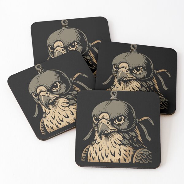 Item preview, Majestic Falcon Hooded Peregrine Art designed and sold by LuminOrb.