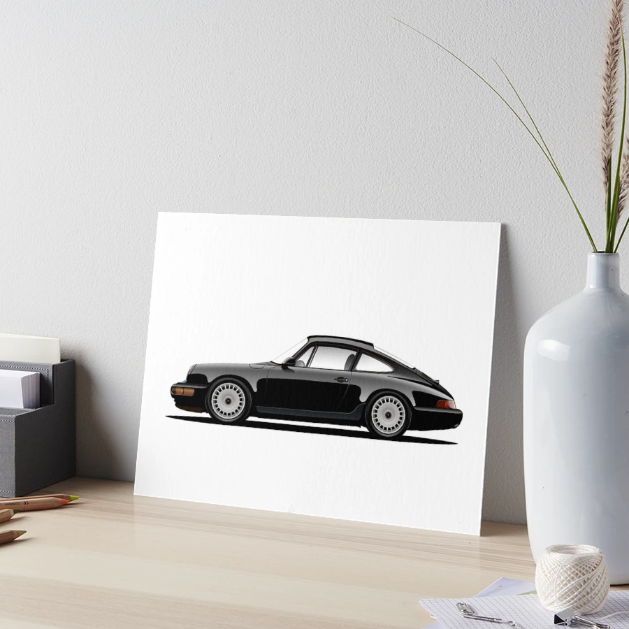 Porsche 琺瑯(ホウロウ)エナメルポスター　964 Porsche 琺瑯(ホウロウ)エナメルポスター964
