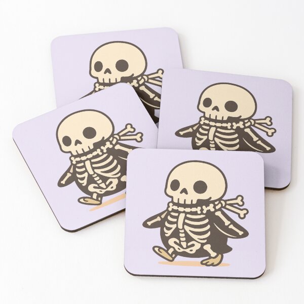 Item preview, Cute Skeleton Penguin Illustration designed and sold by Castiora.