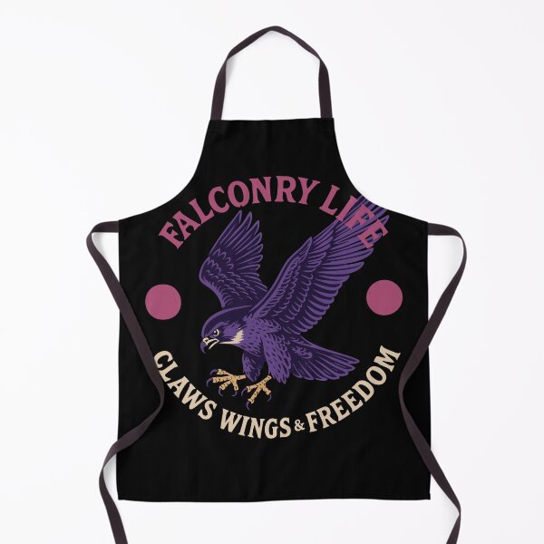 Item preview, Falconry Life Claws Wings & Freedom Falcon Design designed and sold by LuminOrb.