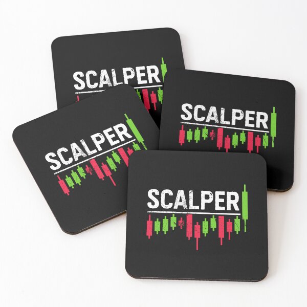 Item preview, Scalper Trader Candlestick Chart distressed design designed and sold by venomousvector.