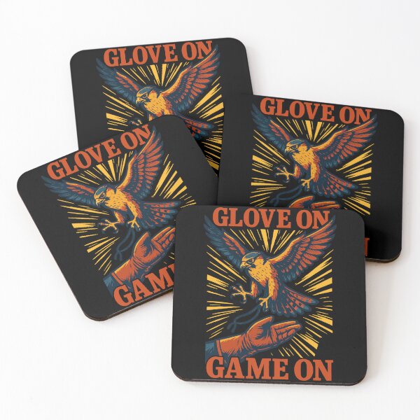 Item preview, Falcon Glove On Game On Falconry Birds Of Prey designed and sold by LuminOrb.