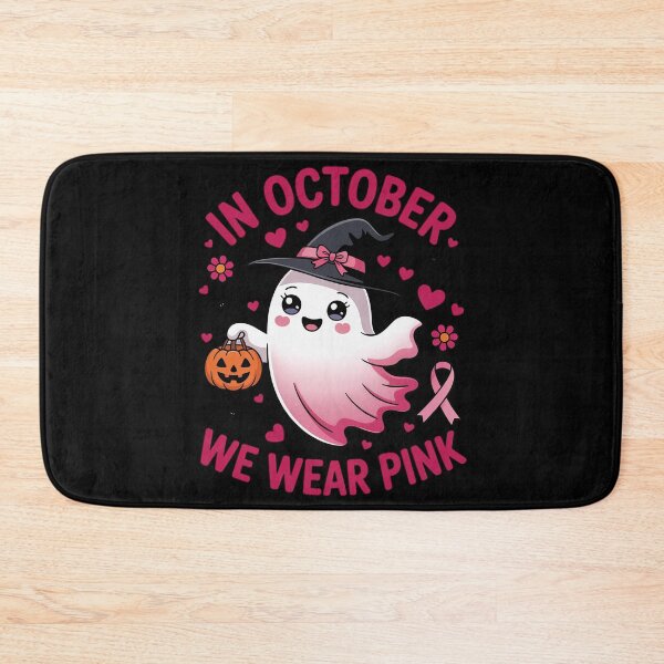 Item preview, In October We Wear Pink Breast Cancer Halloween designed and sold by HaileyRobel.