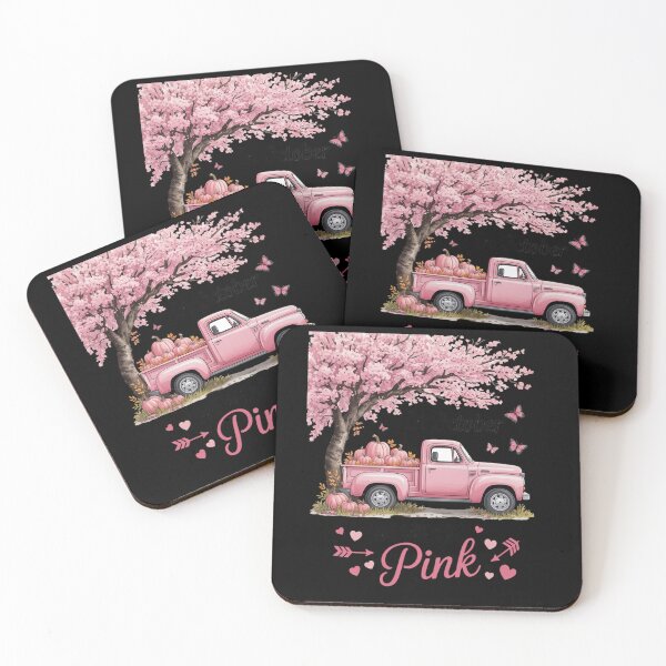 Item preview, In October We Wear Pink Car Pumpkin Breast Cancer Halloween designed and sold by AmparoBoyle.