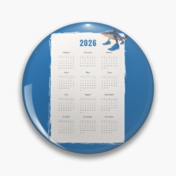 Item preview, Tralalero Tralala brainrot shark 2026 Calendar designed and sold by EmeraldeaArt.