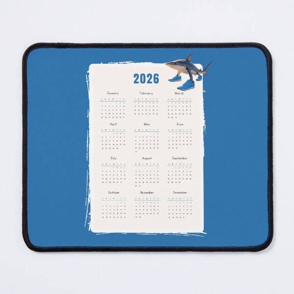 Item preview, Tralalero Tralala brainrot shark 2026 Calendar designed and sold by EmeraldeaArt.