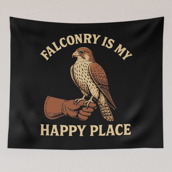 Item preview, Falconry Is My Happy Place Bird Watching designed and sold by LuminOrb.