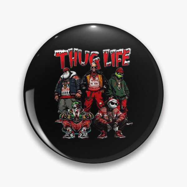 Item preview, Thug Life Holiday Horror Characters  designed and sold by Jasonvoorhees21.