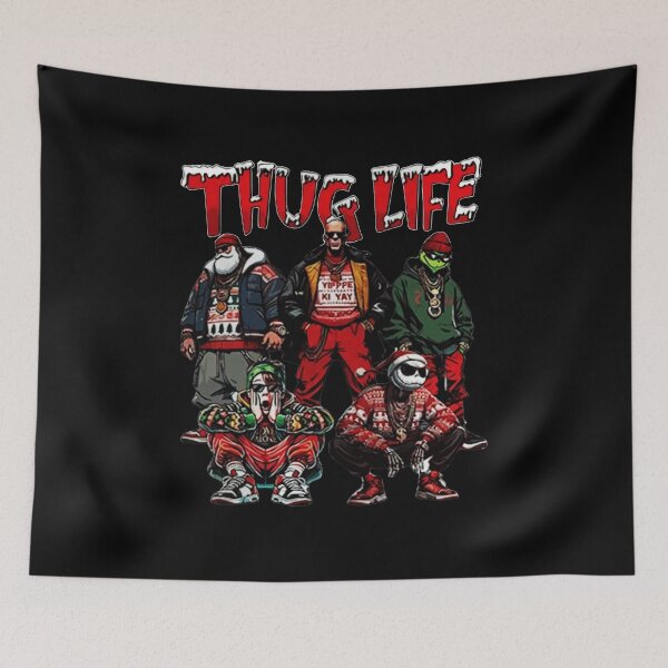 Item preview, Thug Life Holiday Horror Characters  designed and sold by Jasonvoorhees21.