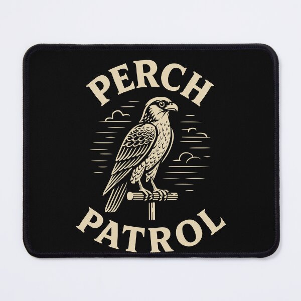Item preview, Falcon Perch Patrol Falconry Birds Watching designed and sold by LuminOrb.