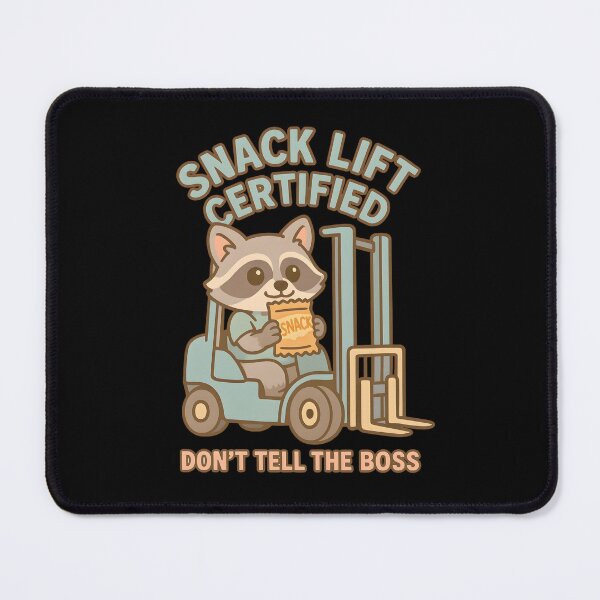 Item preview, Snack Lift Certified – Funny Raccoon Forklift Operator Design designed and sold by ClinicalHubs.