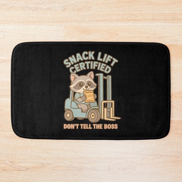 Item preview, Snack Lift Certified – Funny Raccoon Forklift Operator Design designed and sold by ClinicalHubs.